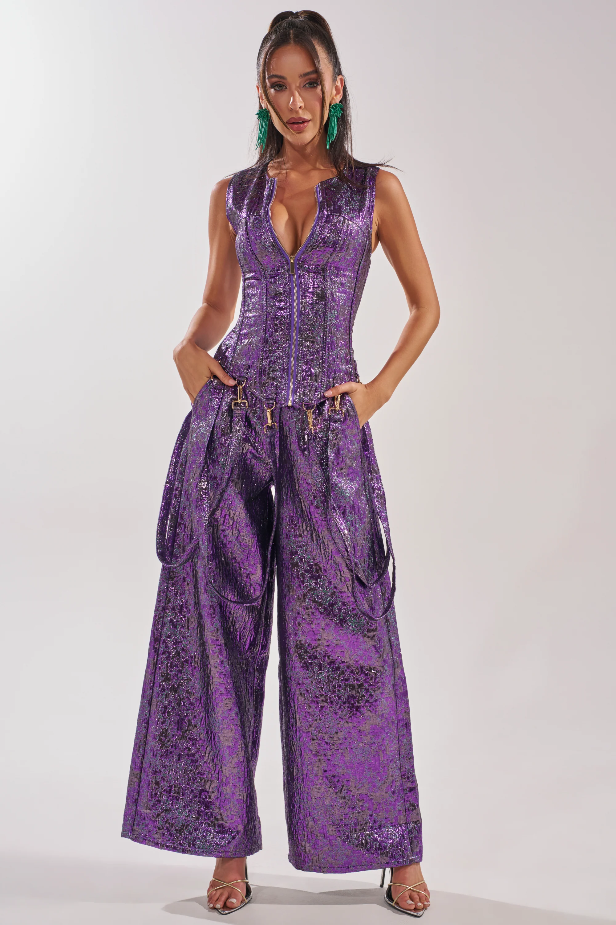 ROYALTY BROCADE CORSET TOP - Image 7