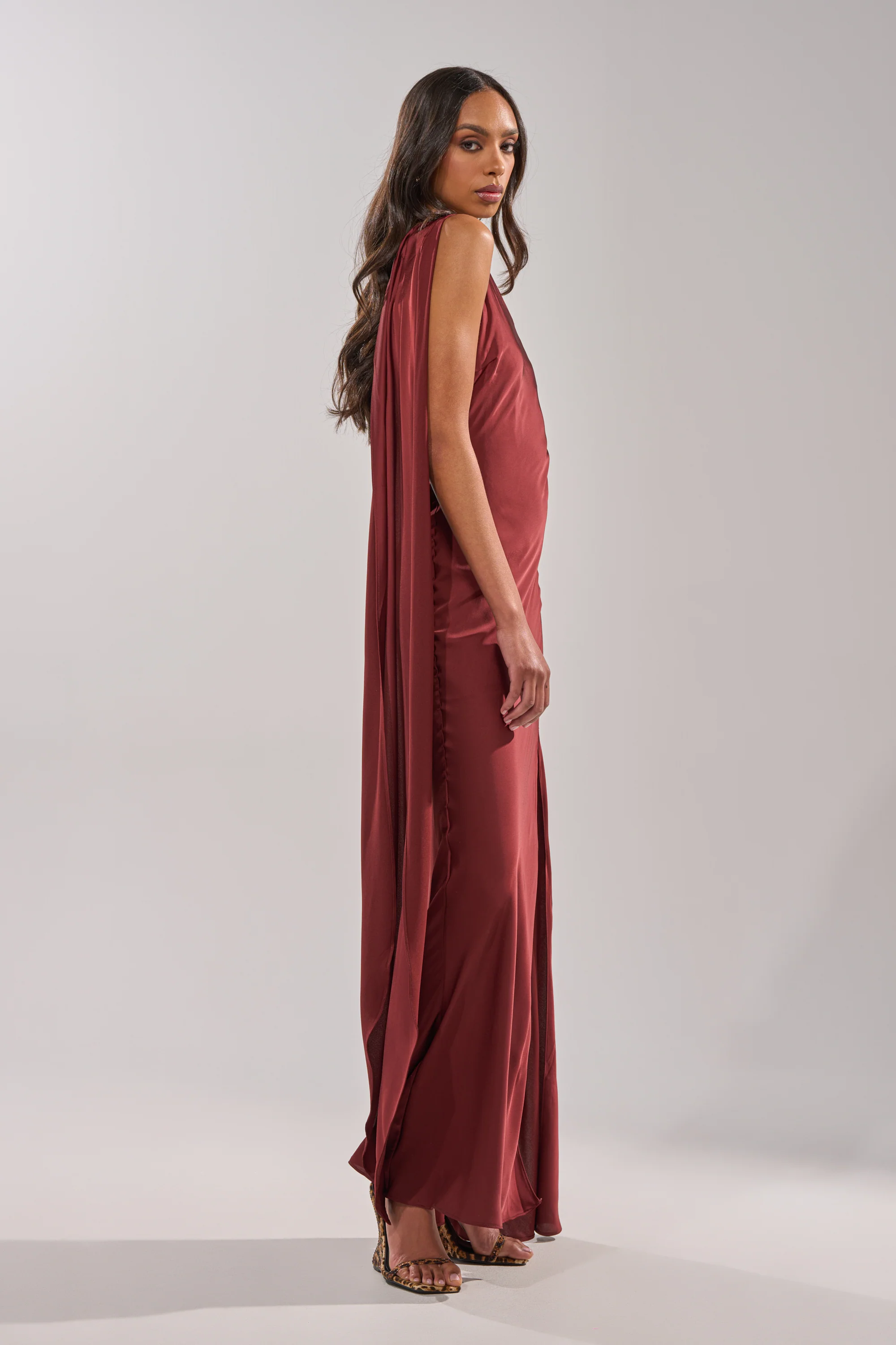 RSVP READY SATIN MAXI DRESS - Image 5