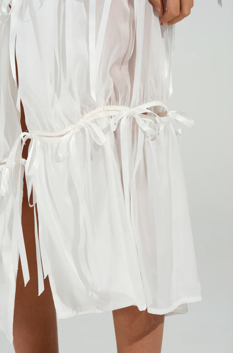 RUBY CUTOUT ORGANZA TRENCH - Image 10