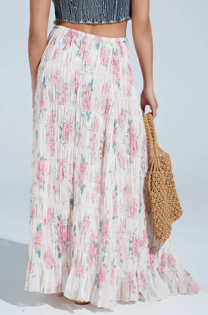 RUBY FLORAL MAXI SKIRT - Image 5