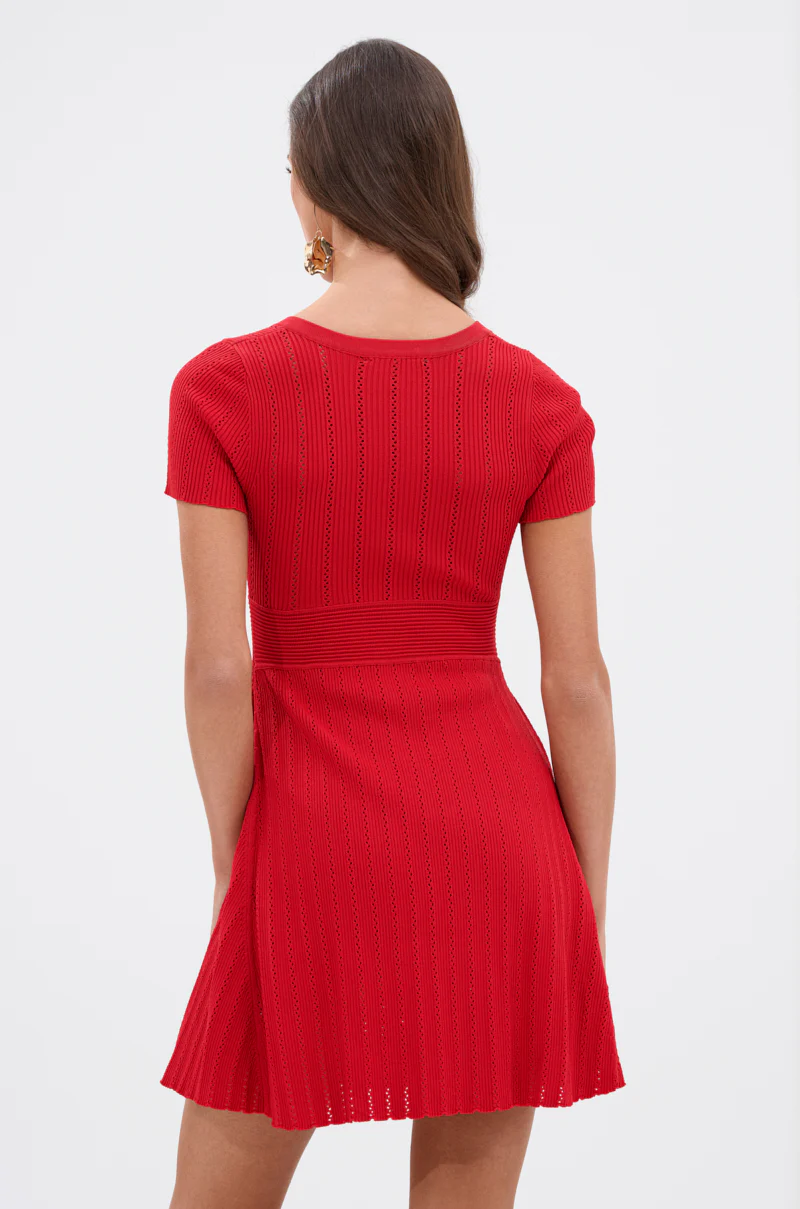 RUBY RED MINI DRESS - Image 4