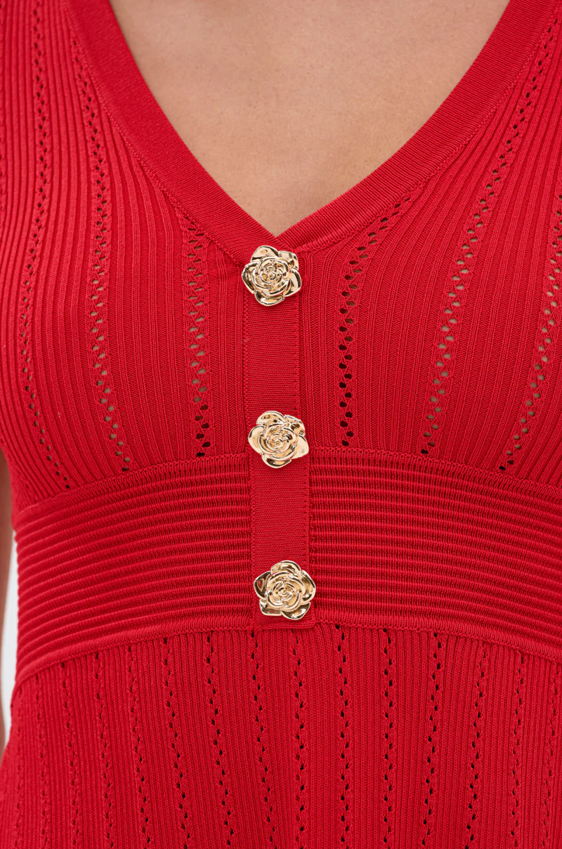 RUBY RED MINI DRESS - Image 7