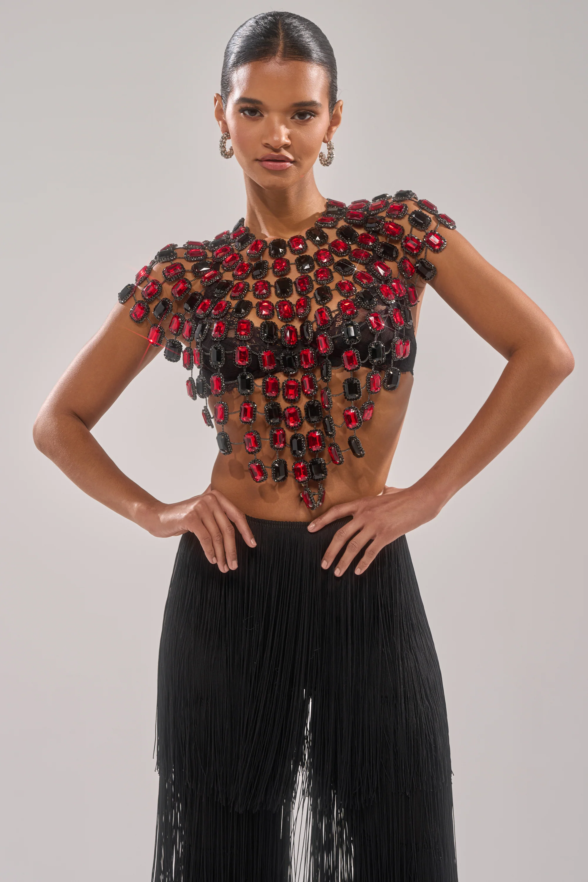 RUBY RHINESTONE BLOUSE - Image 2