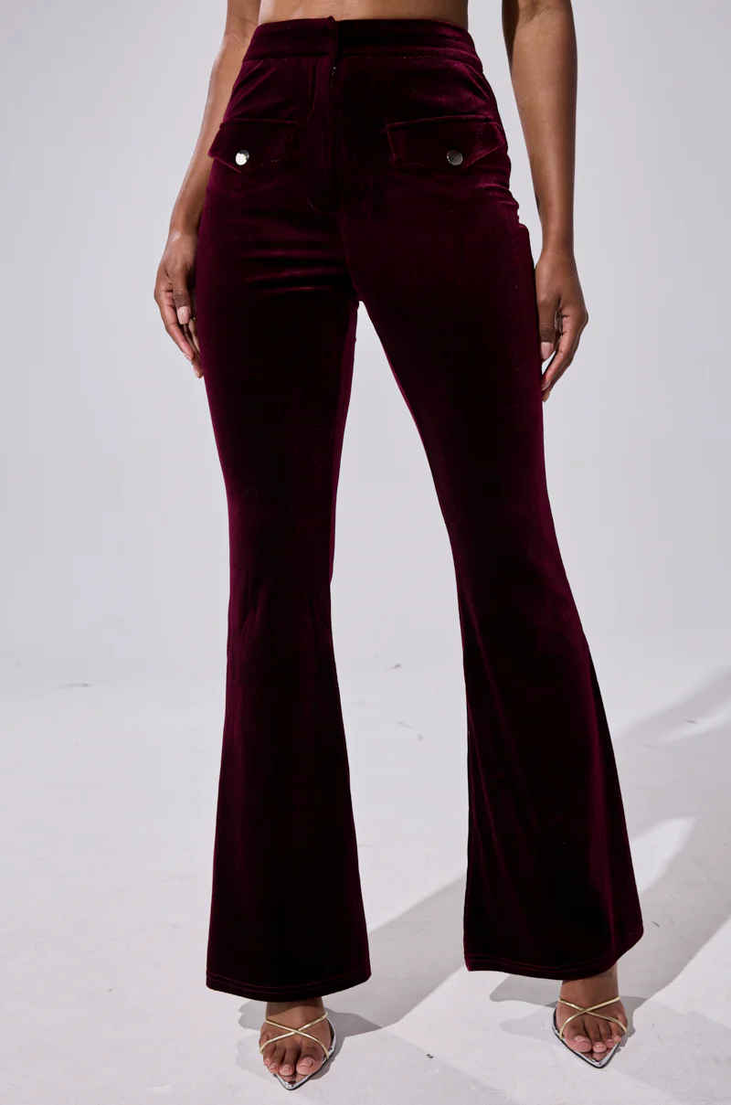 RUBY ROSE VELVET TROUSER - Image 2