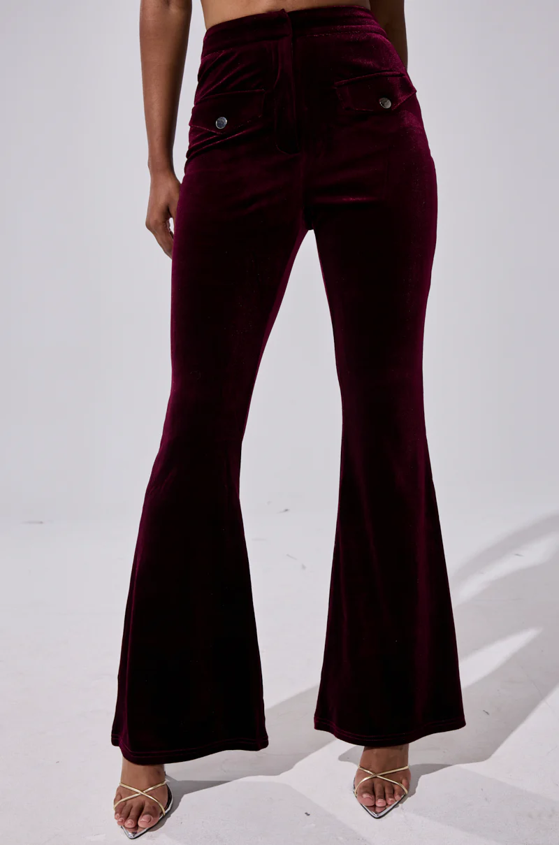 RUBY ROSE VELVET TROUSER - Image 3