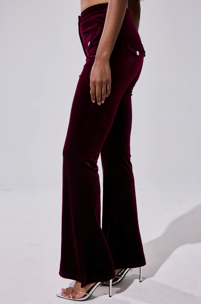 RUBY ROSE VELVET TROUSER - Image 4