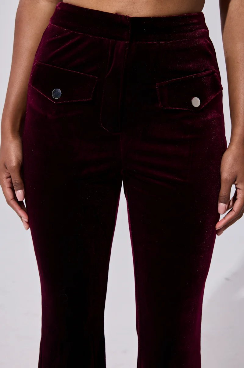 RUBY ROSE VELVET TROUSER - Image 7