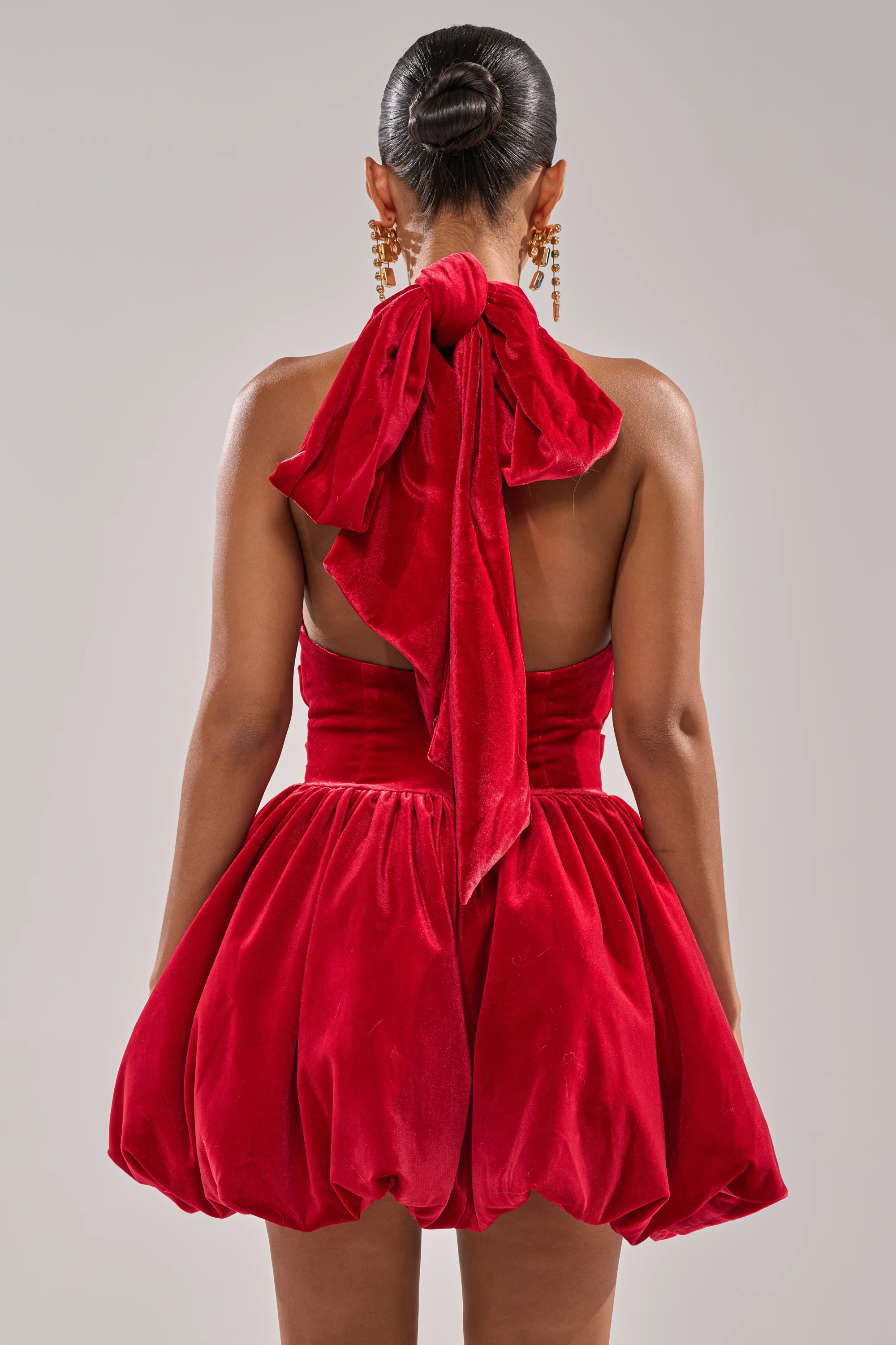 RUBY ROSE VELVET MINI DRESS - Image 4