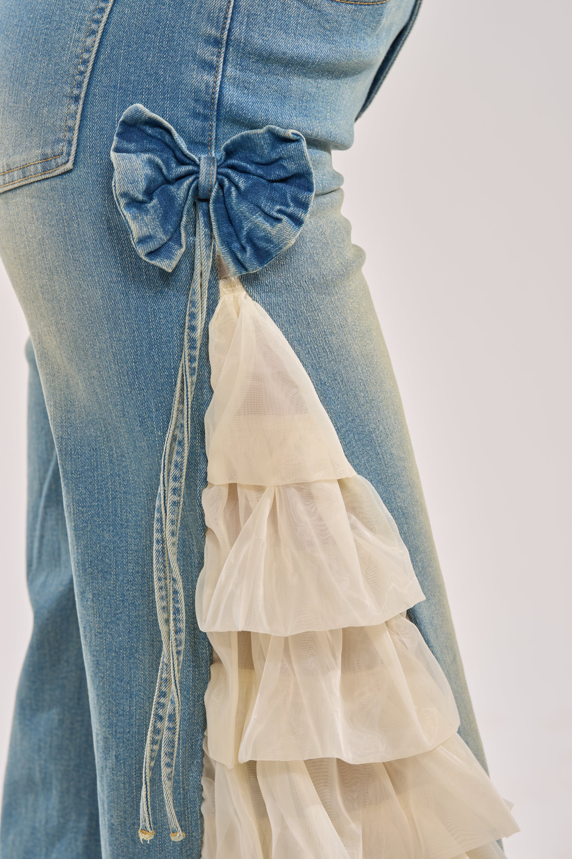 RUFFLE CITY STRAIGHT LEG DENIM - Image 12