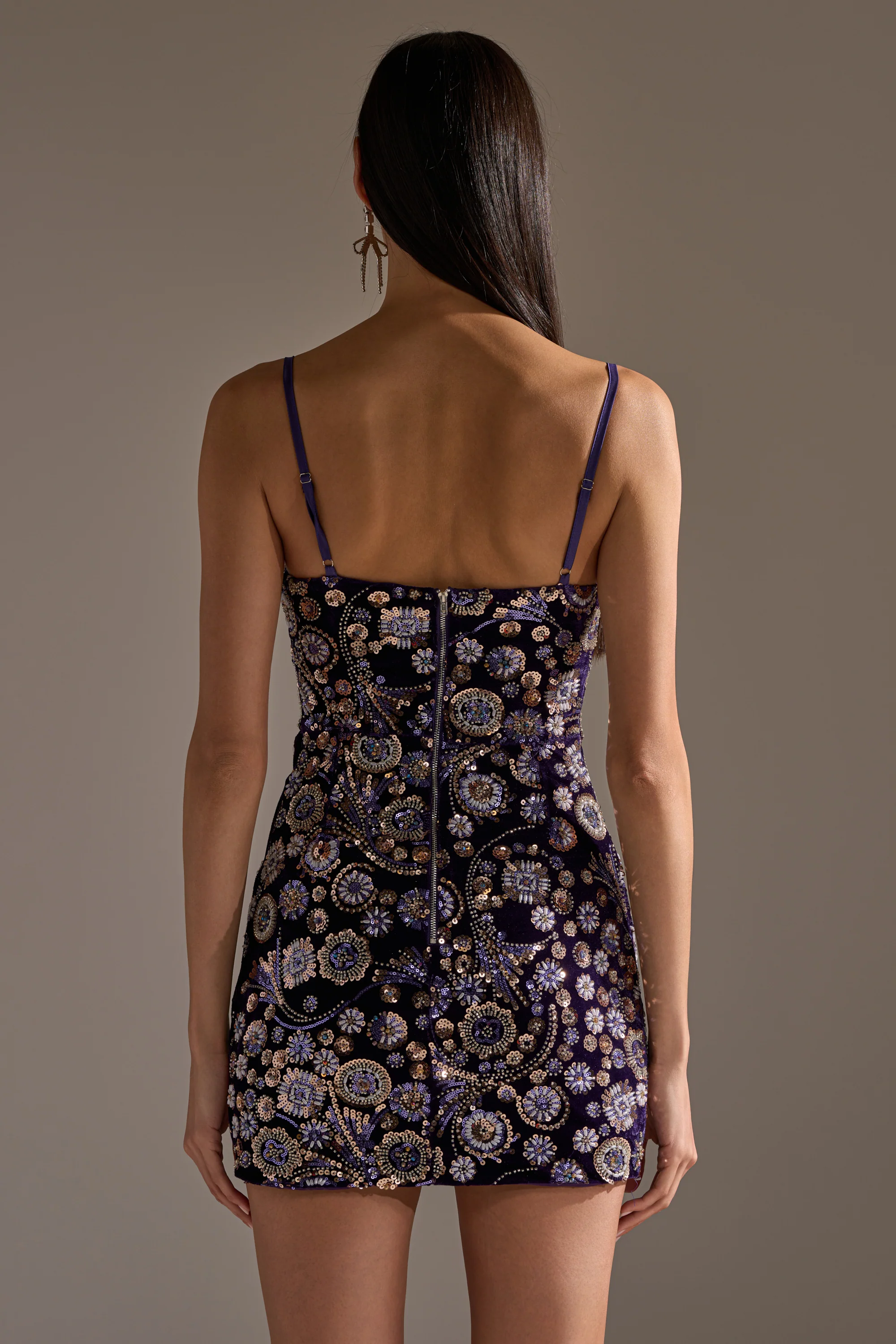 RUNAWAY BEADED MINI DRESS - Image 5