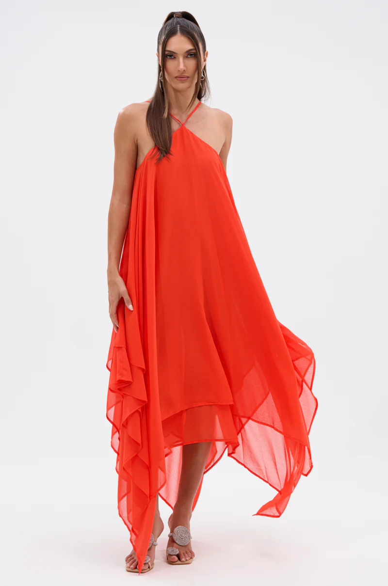 RUNAWAY CHIFFON MAXI DRESS - Image 3