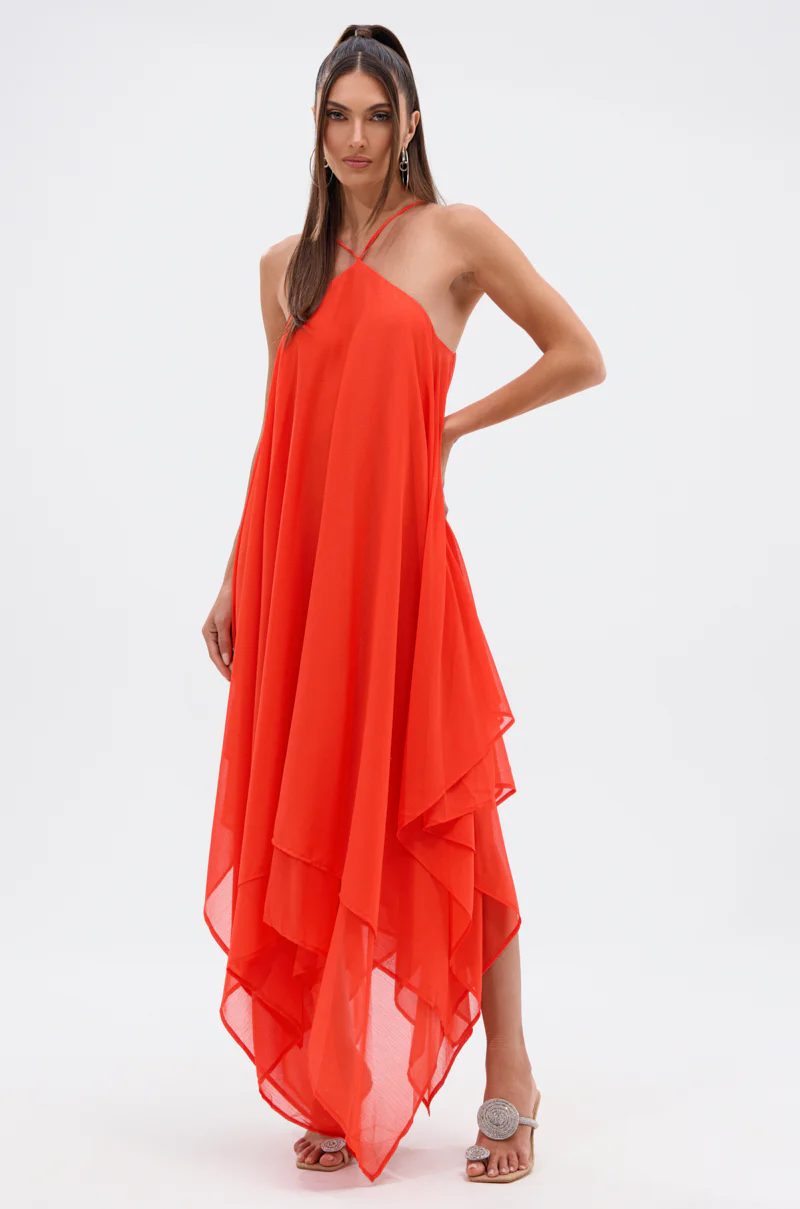 RUNAWAY CHIFFON MAXI DRESS - Image 4