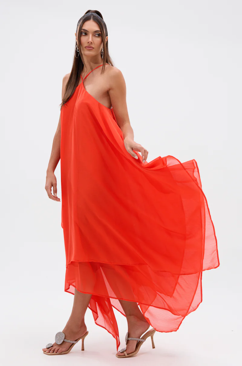 RUNAWAY CHIFFON MAXI DRESS - Image 5