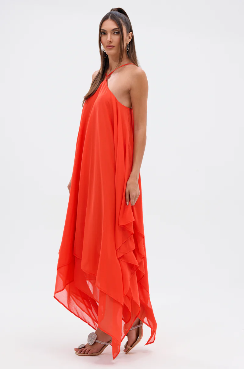 RUNAWAY CHIFFON MAXI DRESS - Image 6