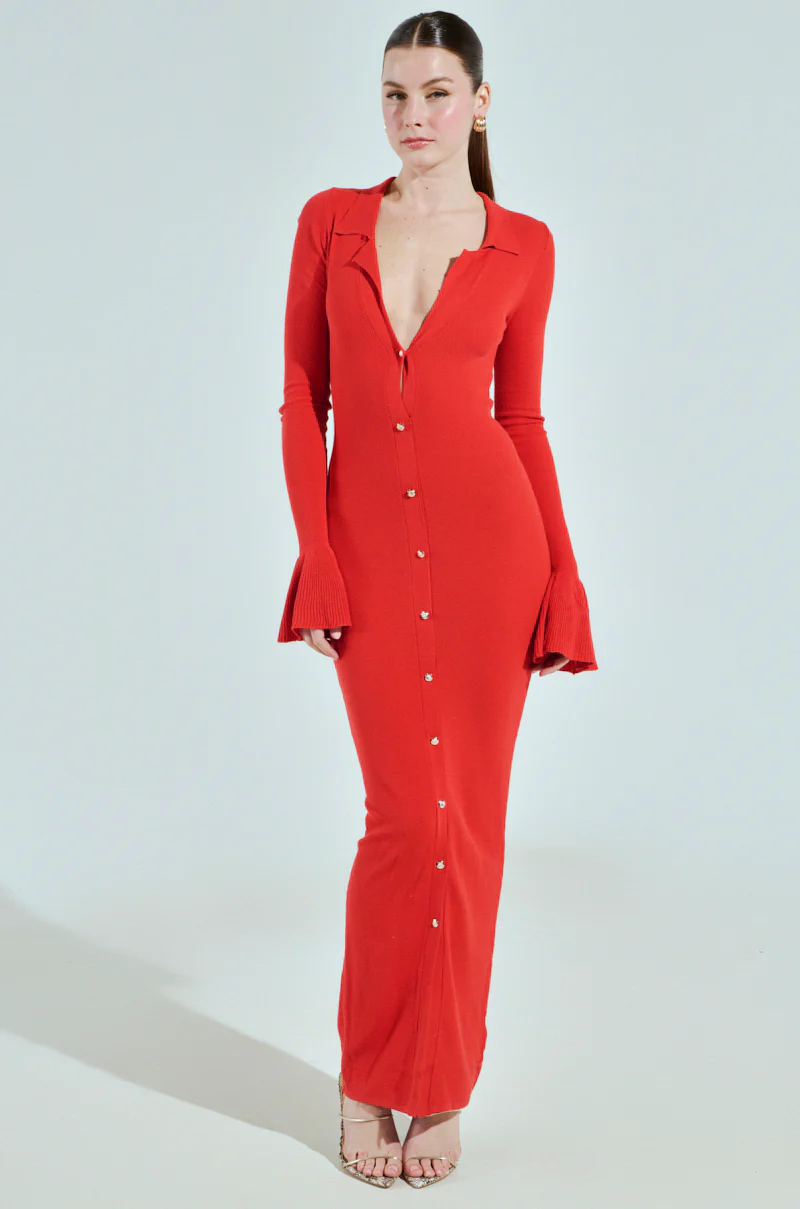 RUNNING LATE KNIT MAXI DRESS - Image 2