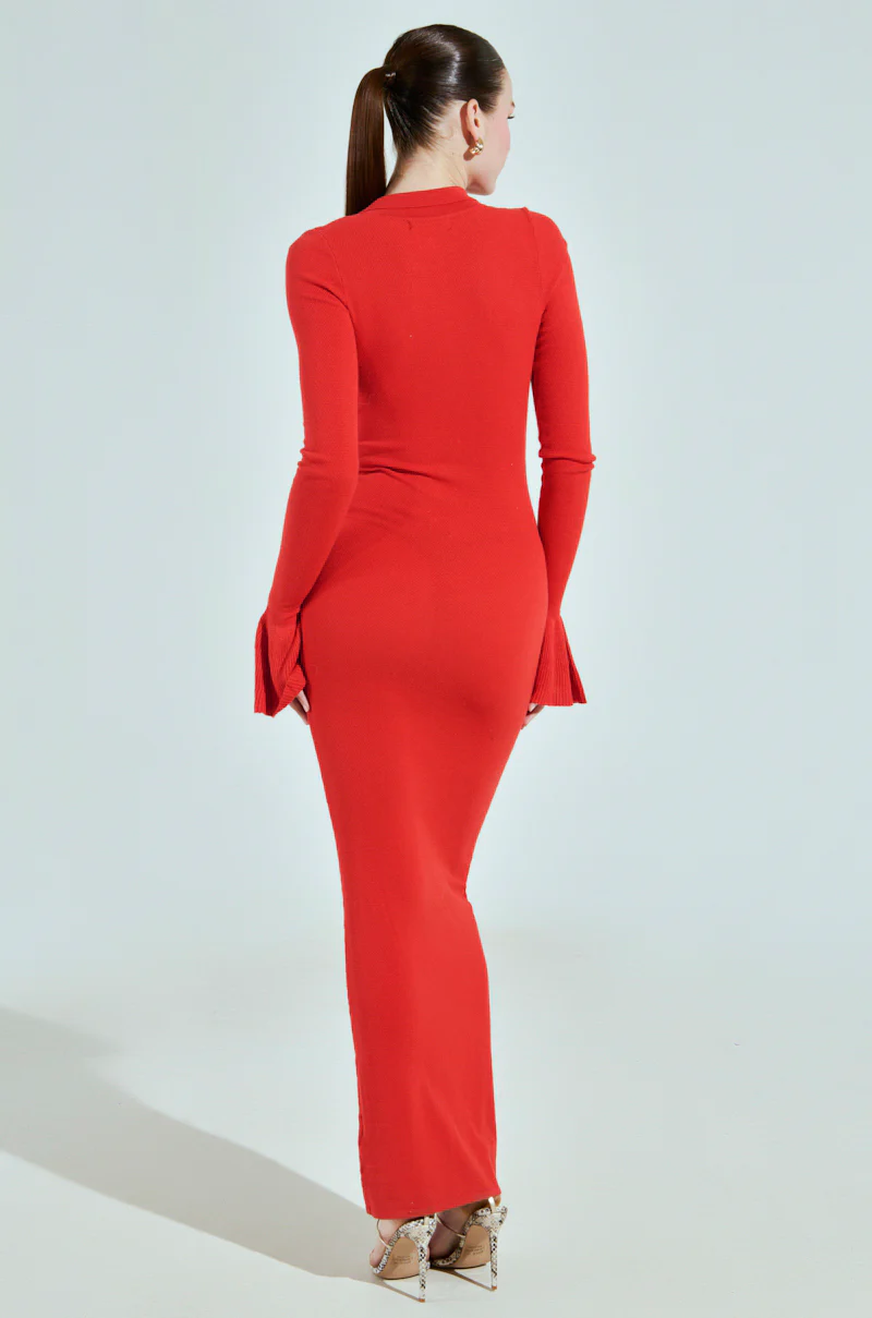 RUNNING LATE KNIT MAXI DRESS - Image 5
