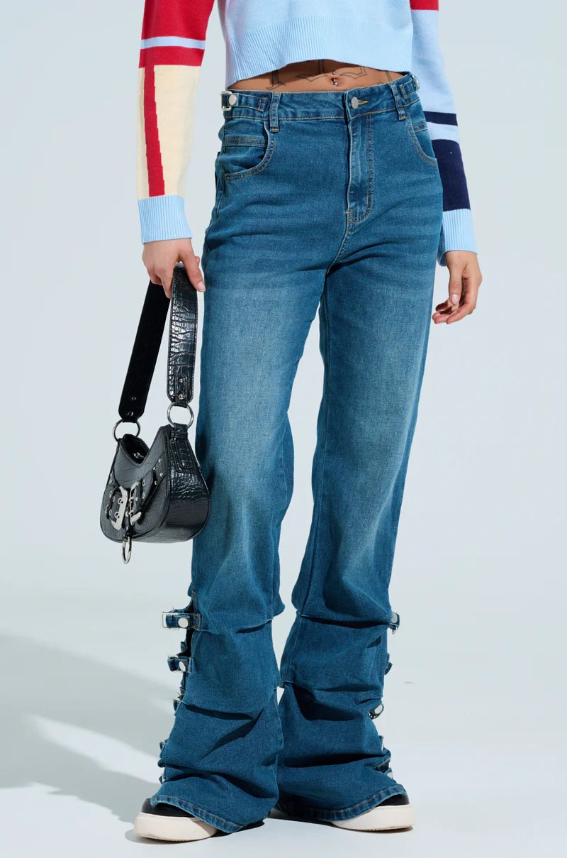 SABINE BUCKLE DETAIL JEANS - Image 2