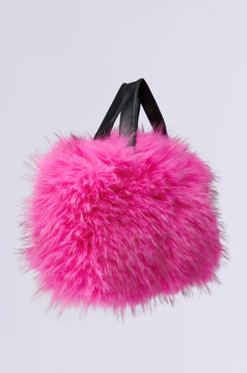 SABRINA FAUX FUR BAG - Image 4