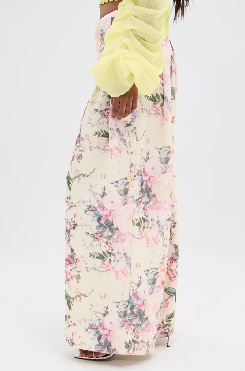 SABRINA FLORAL WIDE LEG PANT - Image 4