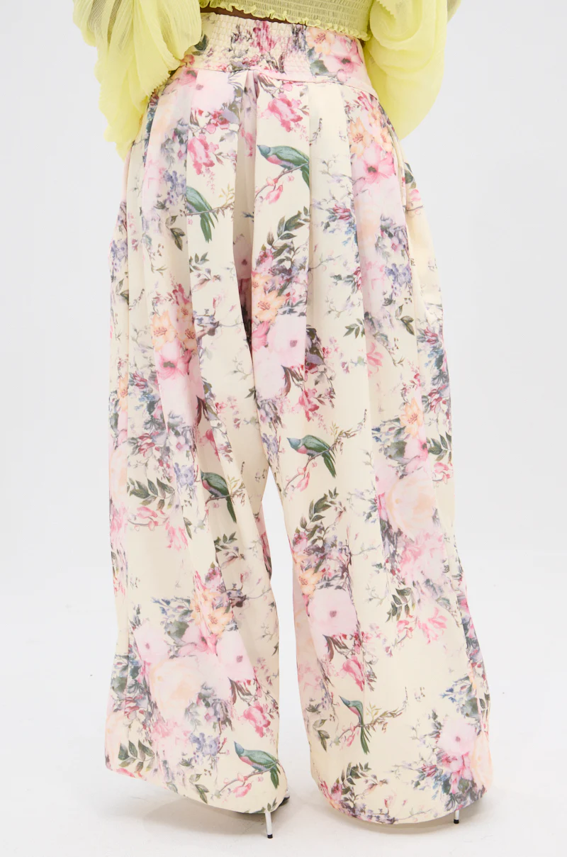 SABRINA FLORAL WIDE LEG PANT - Image 5