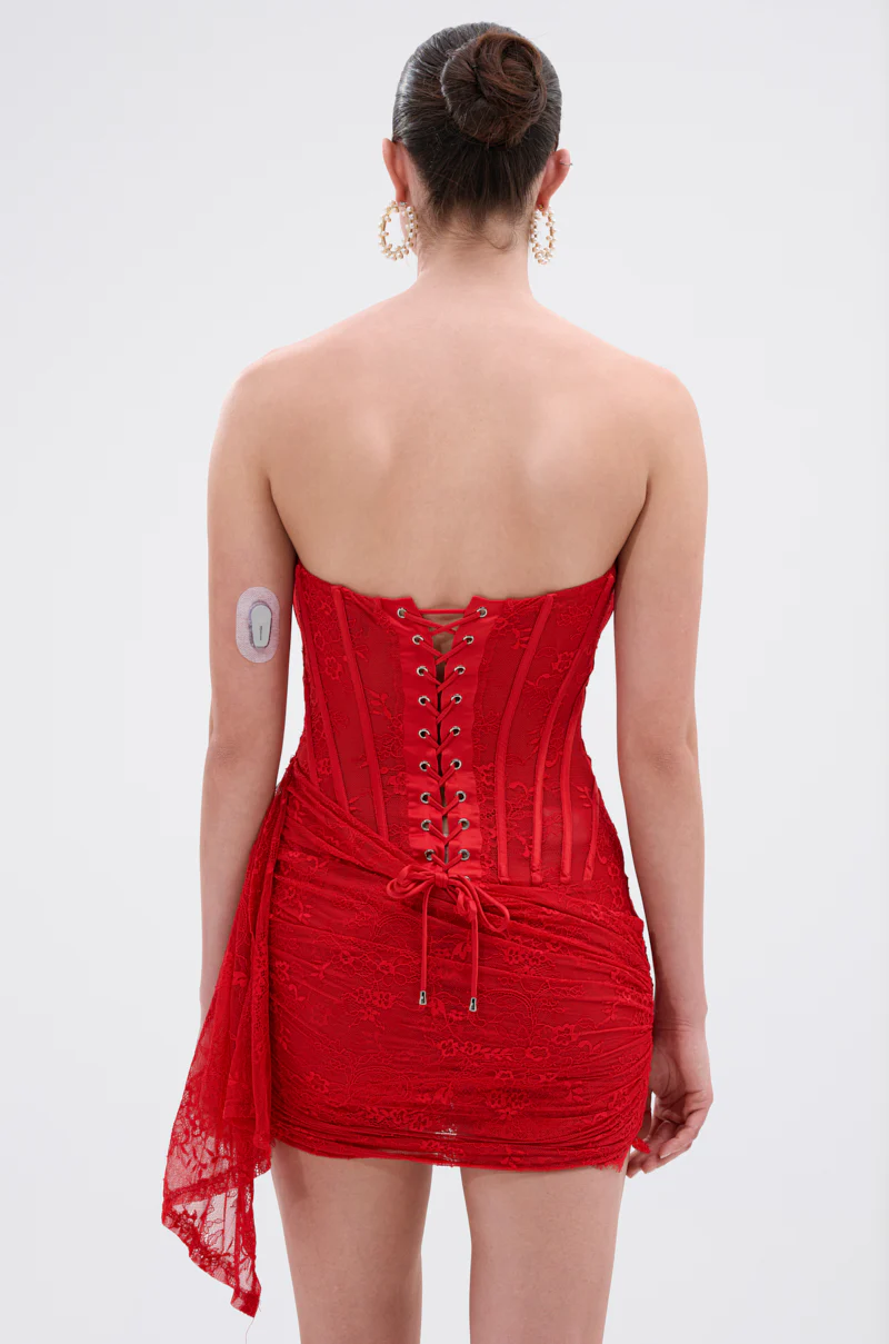 SABRINA LACE LAYERED MINI DRESS - Image 5