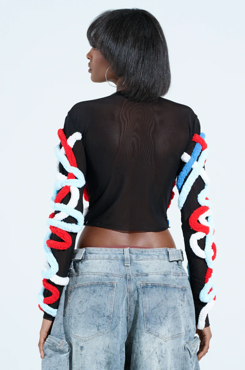 SADIE MESH TOP - Image 4