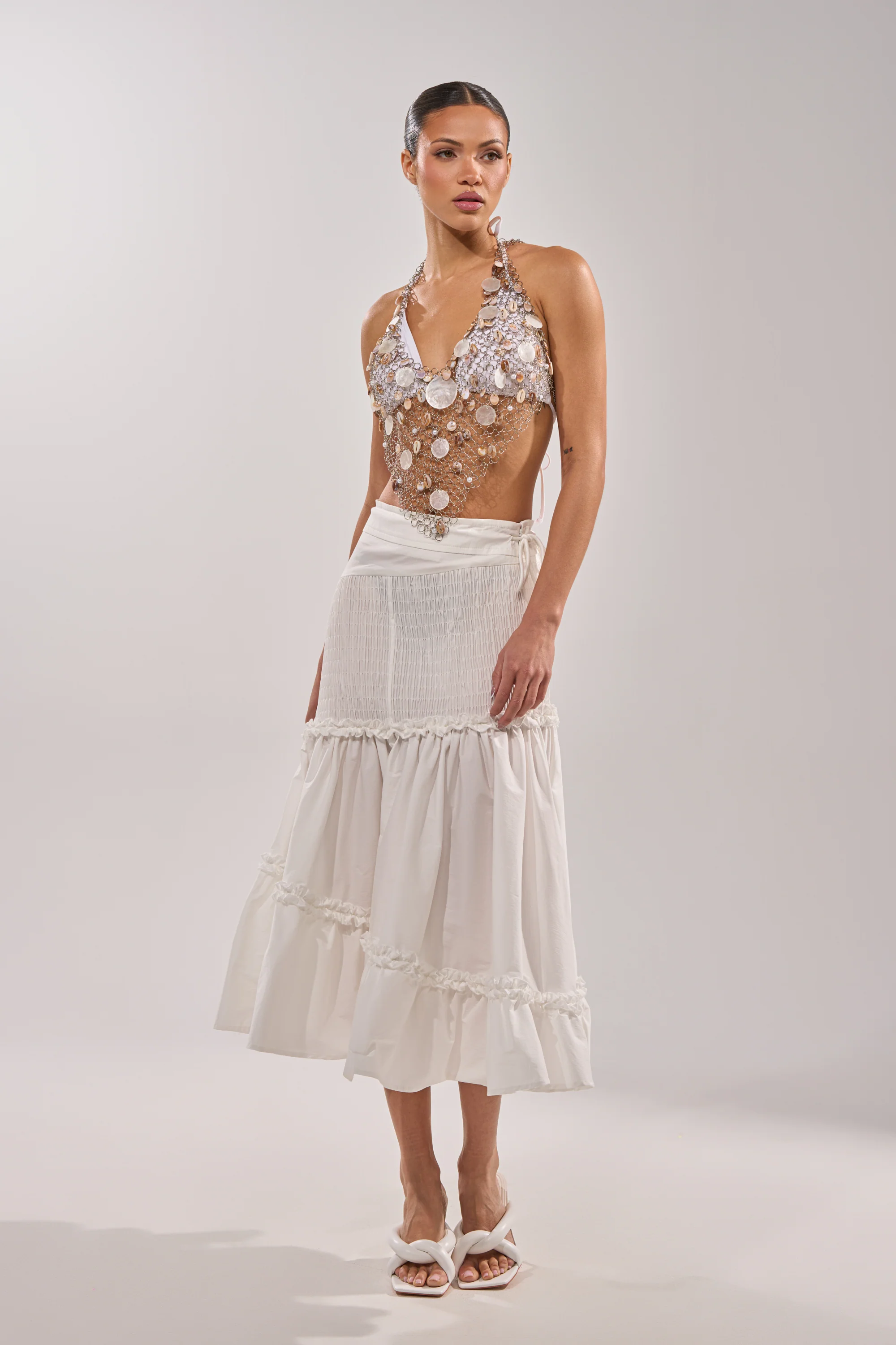 SALLY SELLS SEASHELLS CROCHET HALTER TOP - Image 6