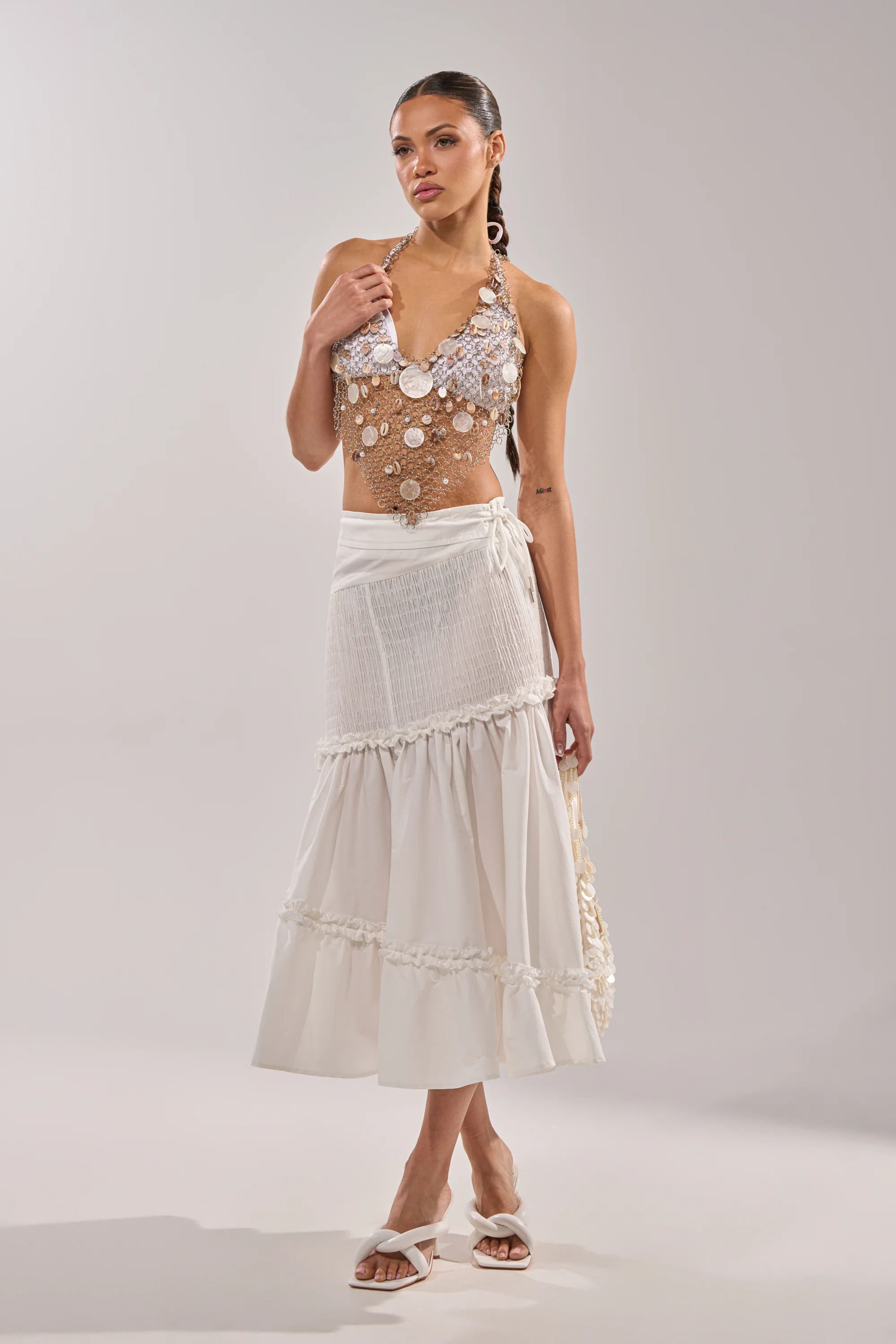 SALLY SELLS SEASHELLS CROCHET HALTER TOP - Image 7