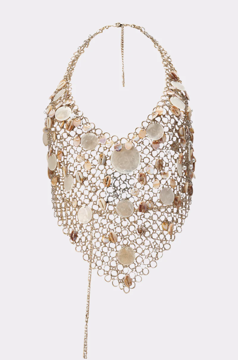 SALLY SELLS SEASHELLS CROCHET HALTER TOP - Image 9