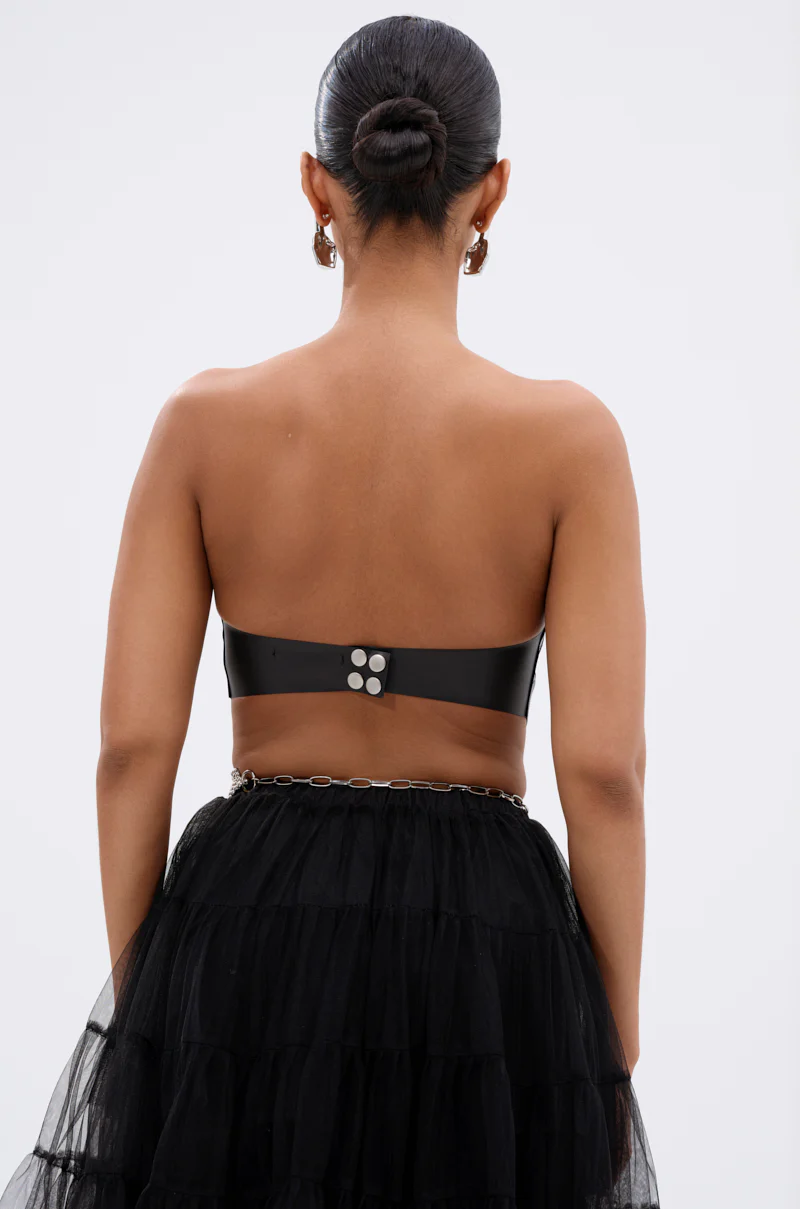 SAMMI FAUX LEATHER CORSET - Image 5