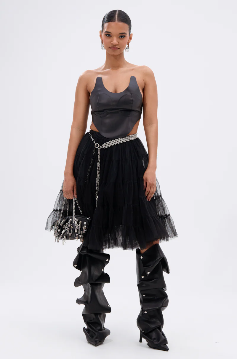 SAMMI FAUX LEATHER CORSET - Image 6