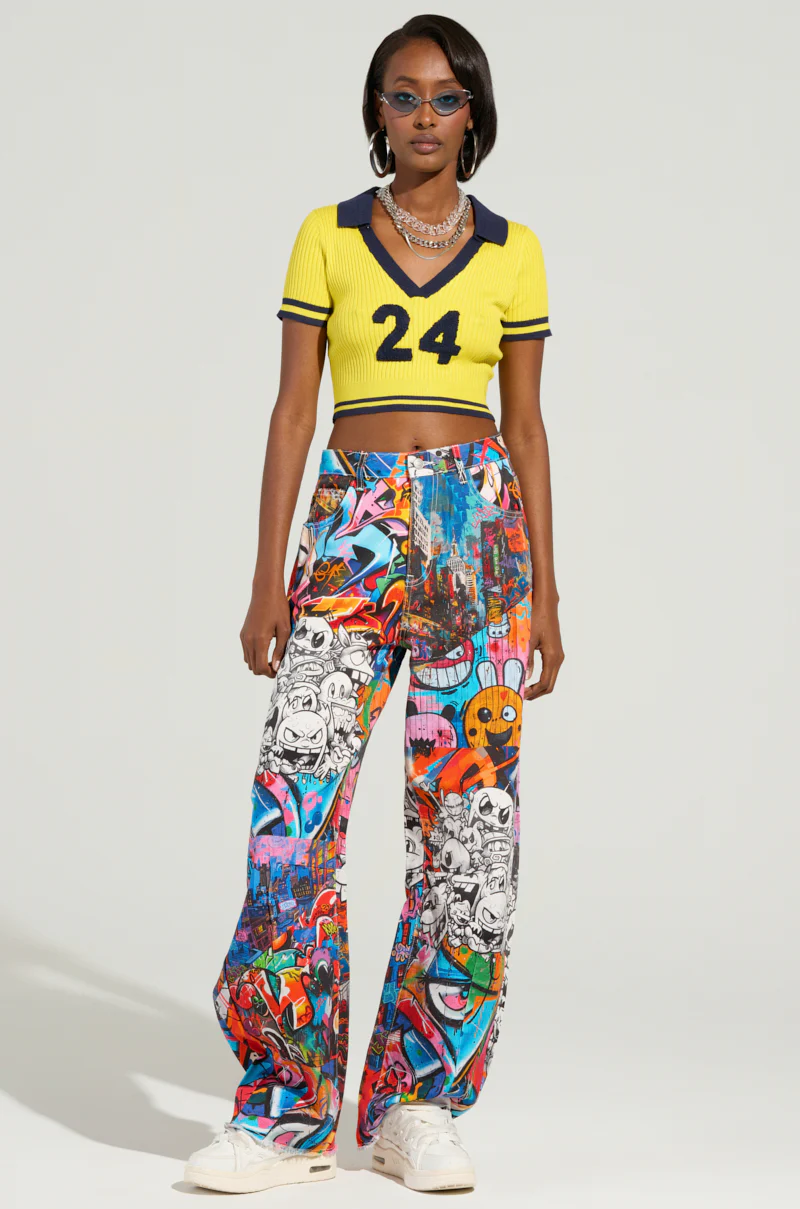SAMMIE CARTOON DENIM JEANS - Image 6