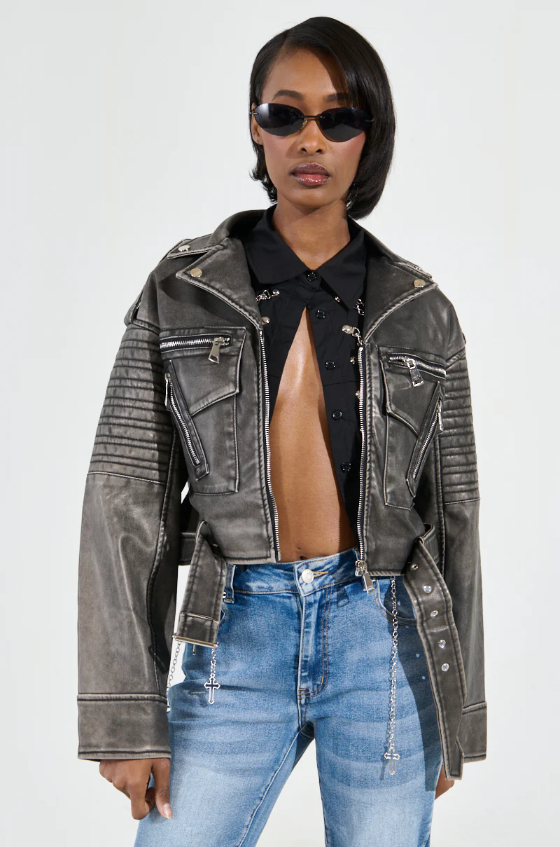 SAY MY NAME DISTRESSED MOTO - Image 3