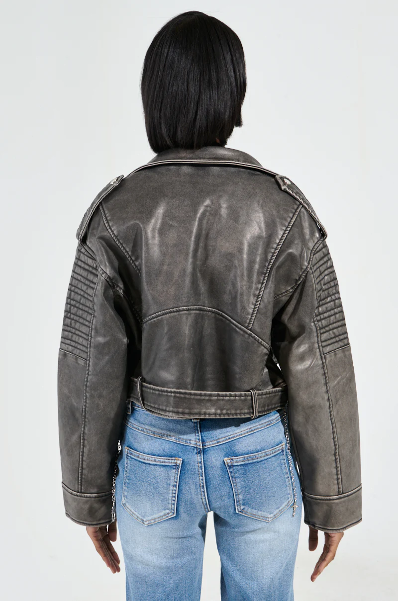 SAY MY NAME DISTRESSED MOTO - Image 6