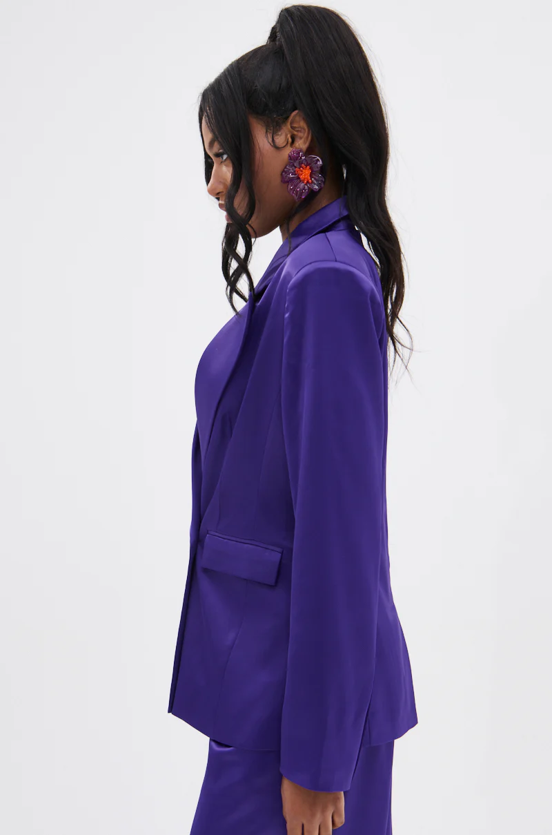 SAY YOU LOVE ME SATIN BLAZER - Image 5
