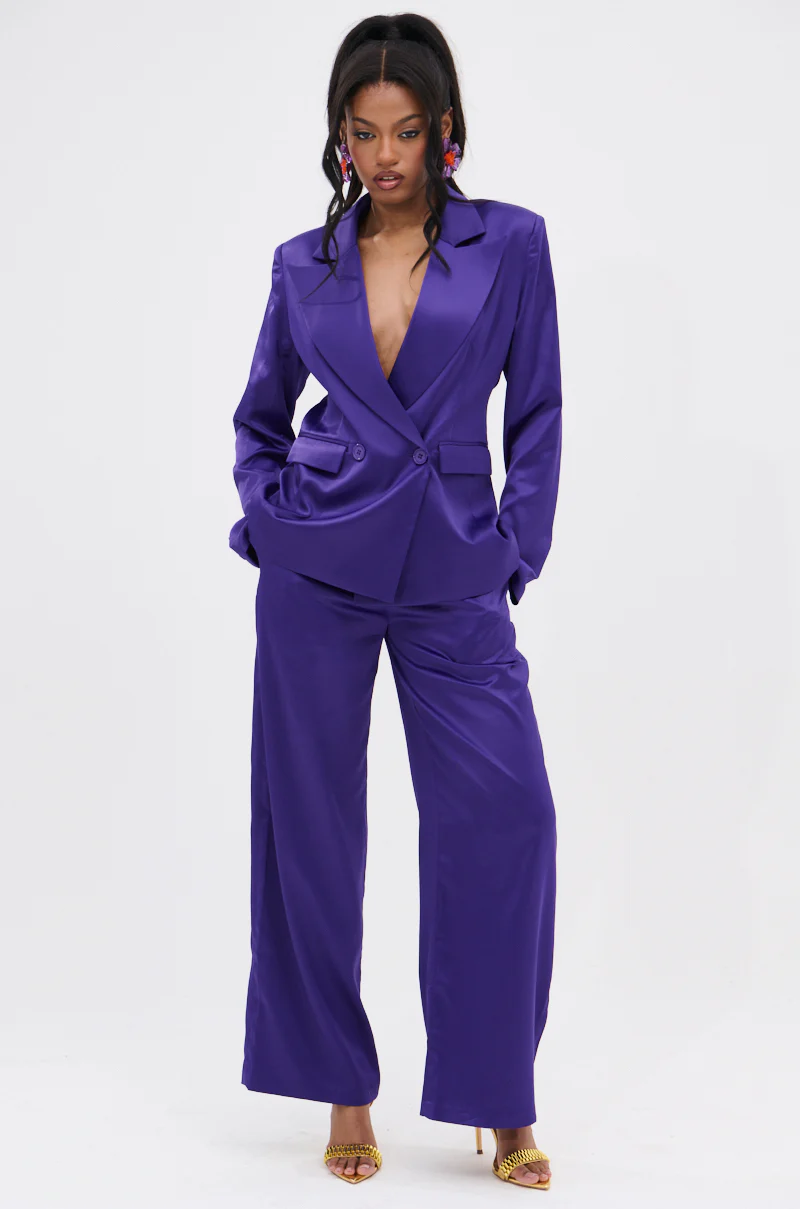 SAY YOU LOVE ME SATIN BLAZER - Image 7