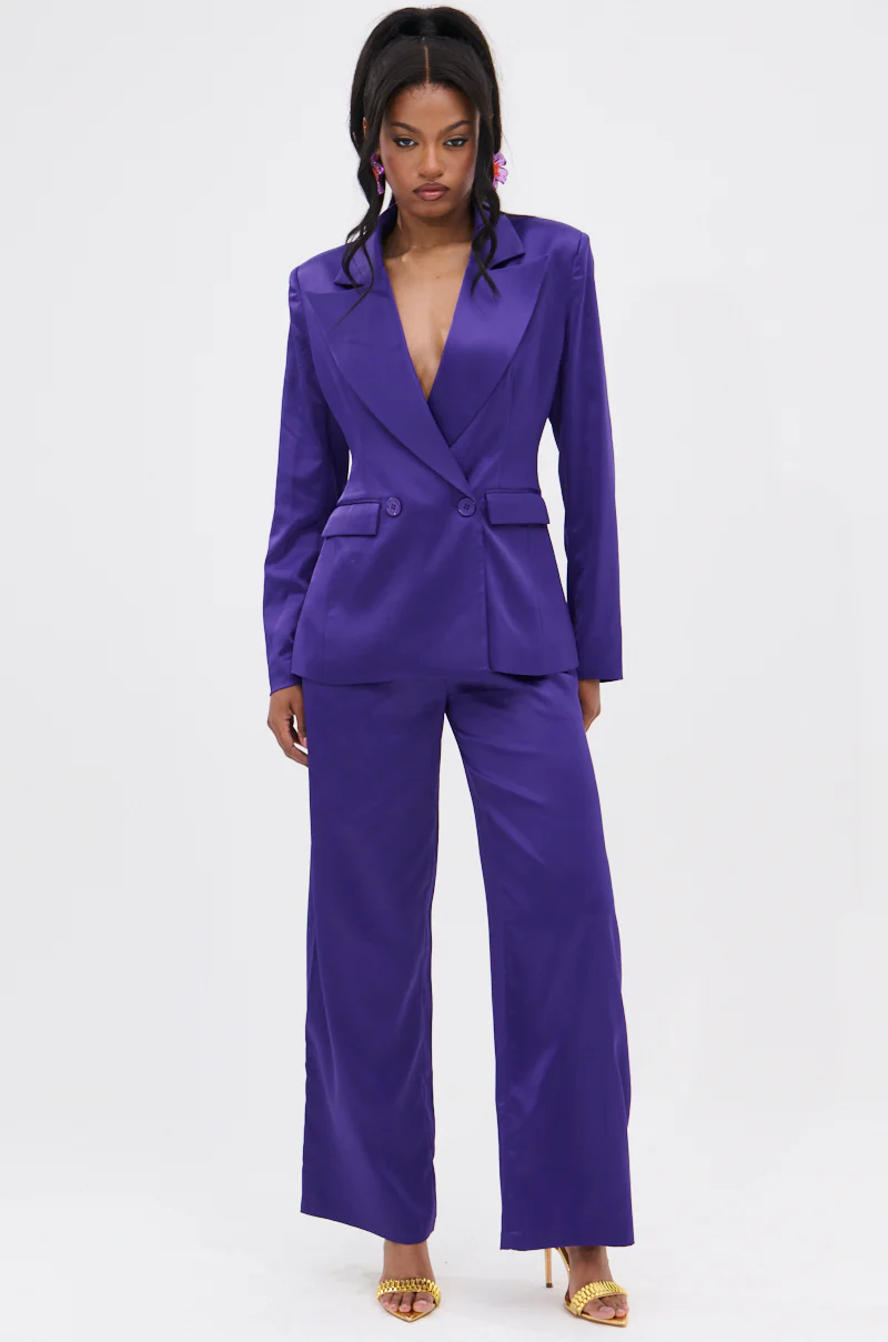 SAY YOU LOVE ME SATIN BLAZER - Image 9