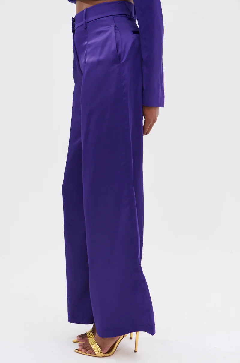 SAY YOU LOVE ME SATIN TROUSER - Image 3