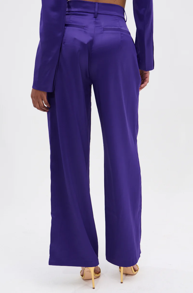 SAY YOU LOVE ME SATIN TROUSER - Image 4