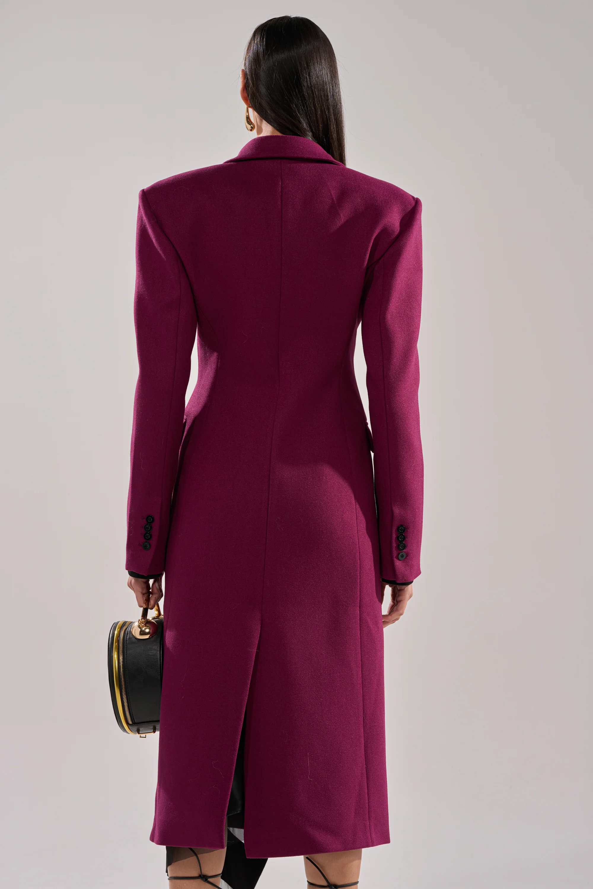 SCARLETT LUXE TRENCH IN PURPLE - Image 5