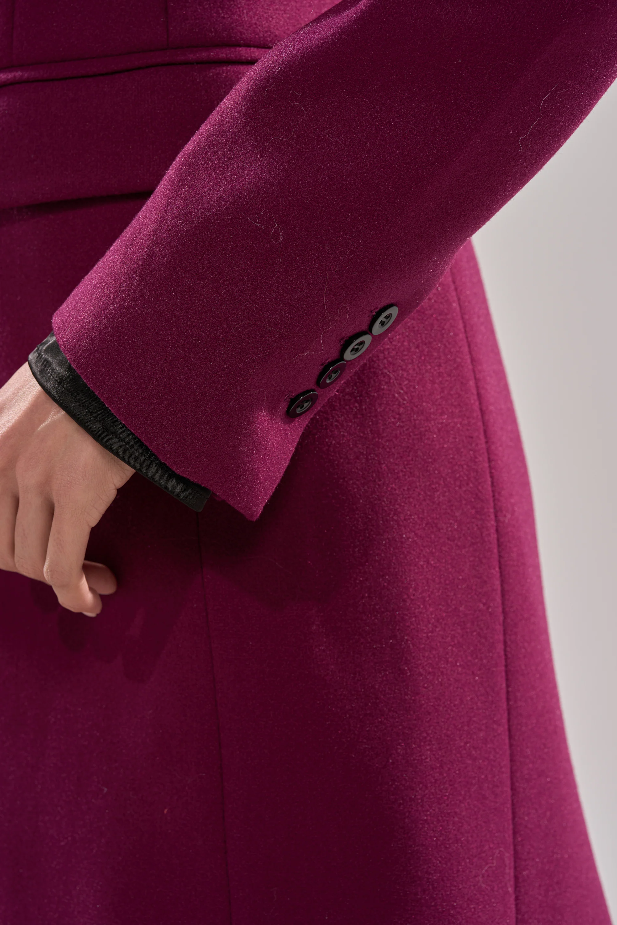 SCARLETT LUXE TRENCH IN PURPLE - Image 9