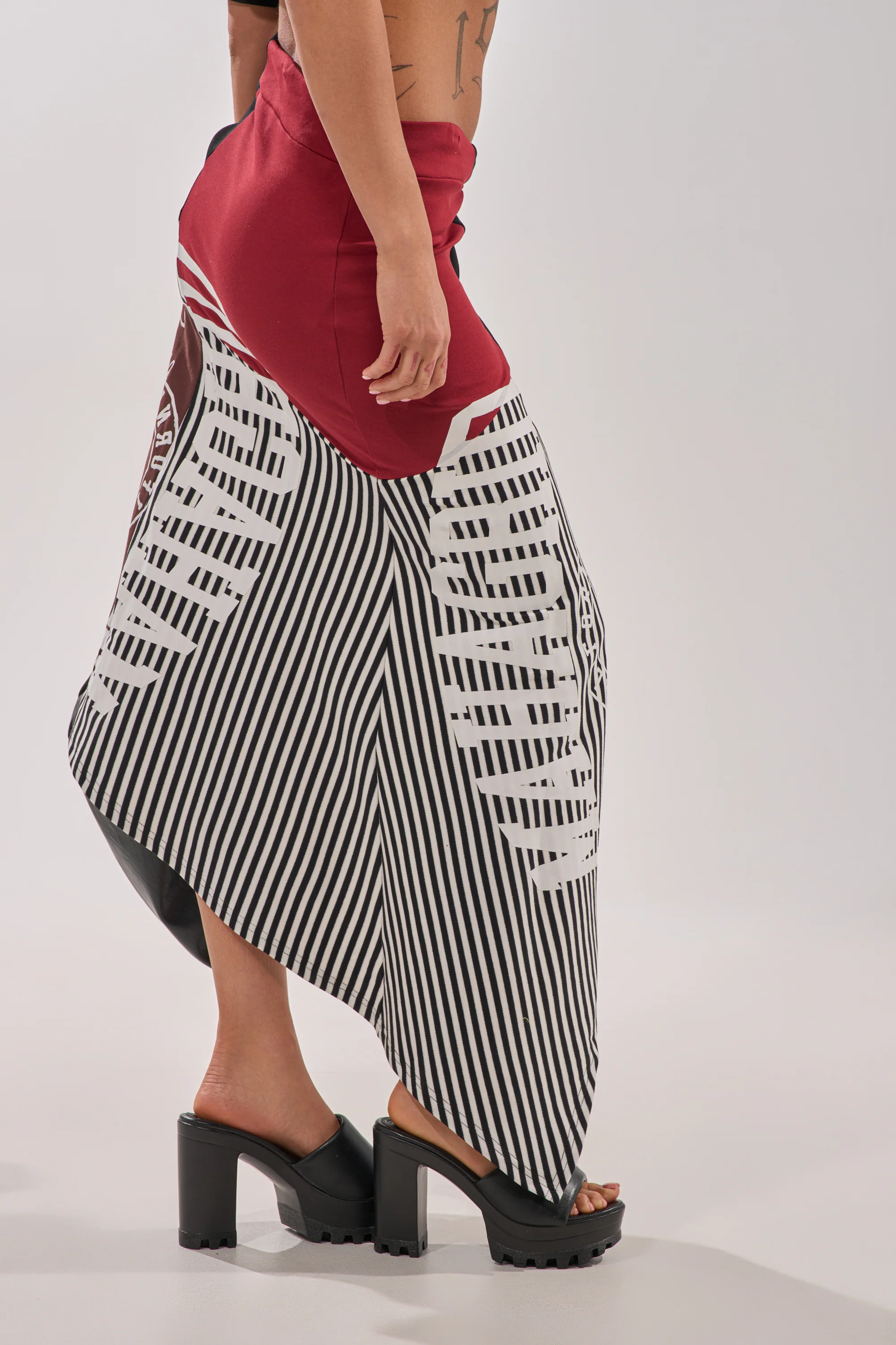 SCHOOL SPIRIT REWORKED MIDI SKIRT - Image 8