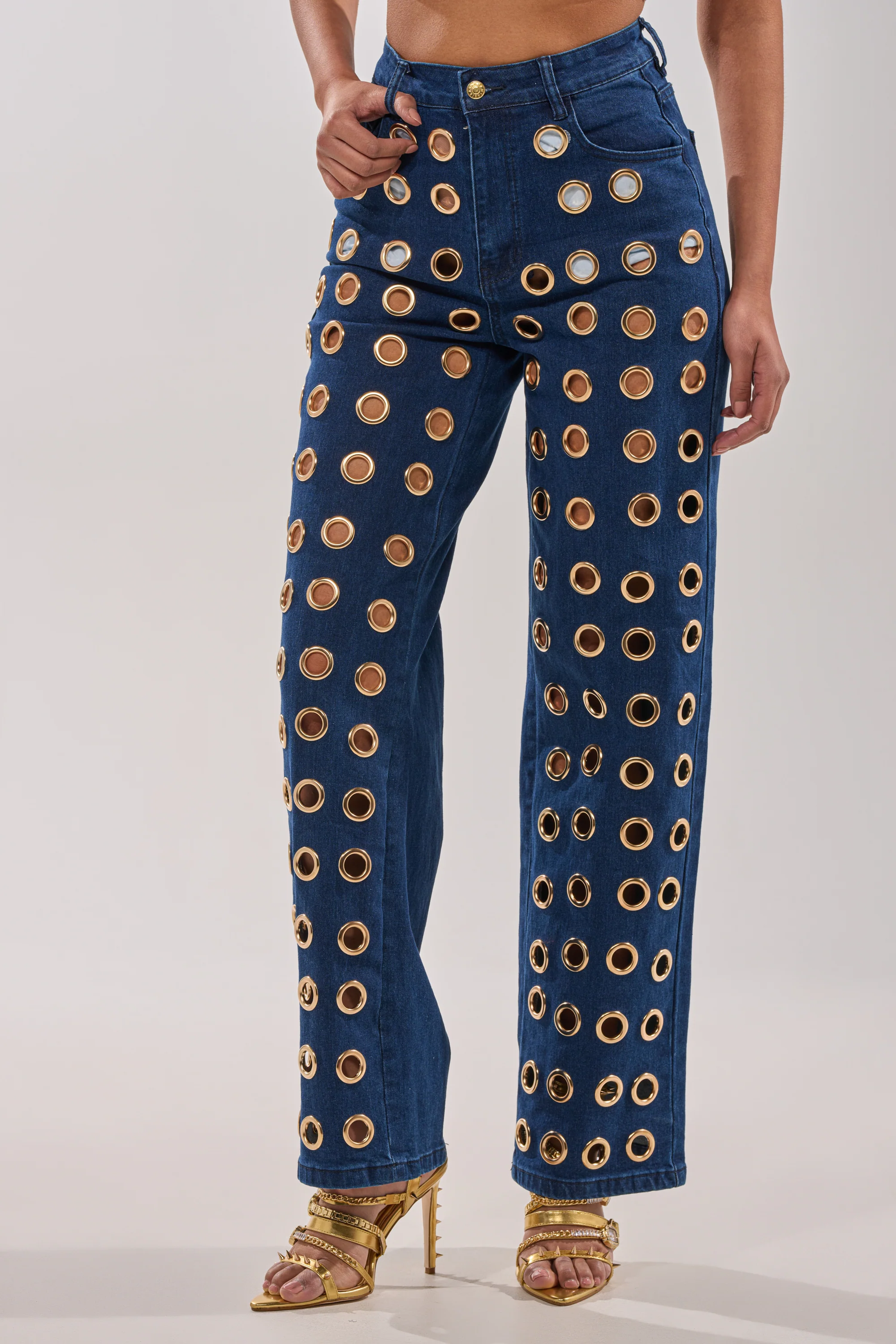 SEE THROUGH ME WIDE LEG DENIM - Image 3