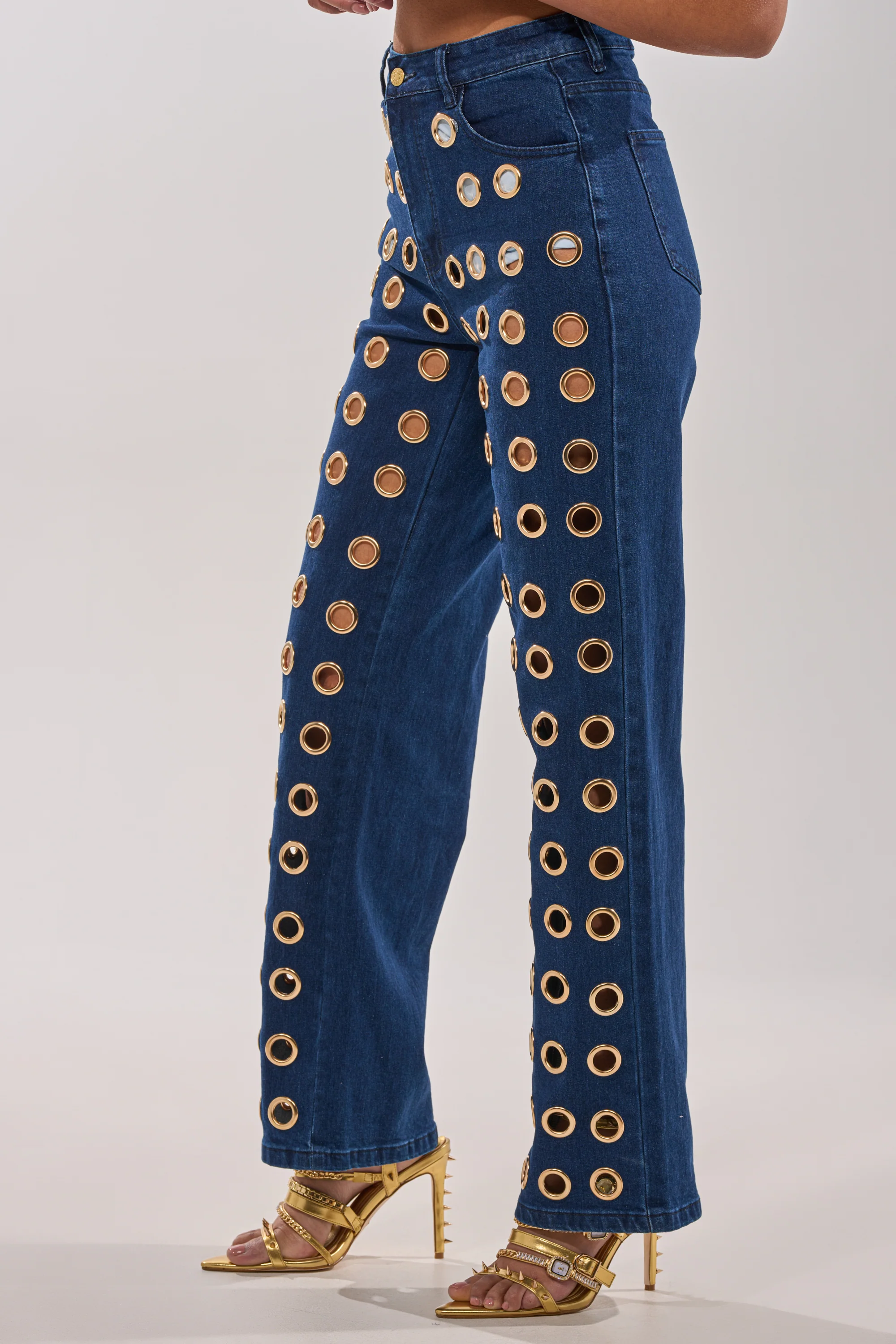 SEE THROUGH ME WIDE LEG DENIM - Image 4