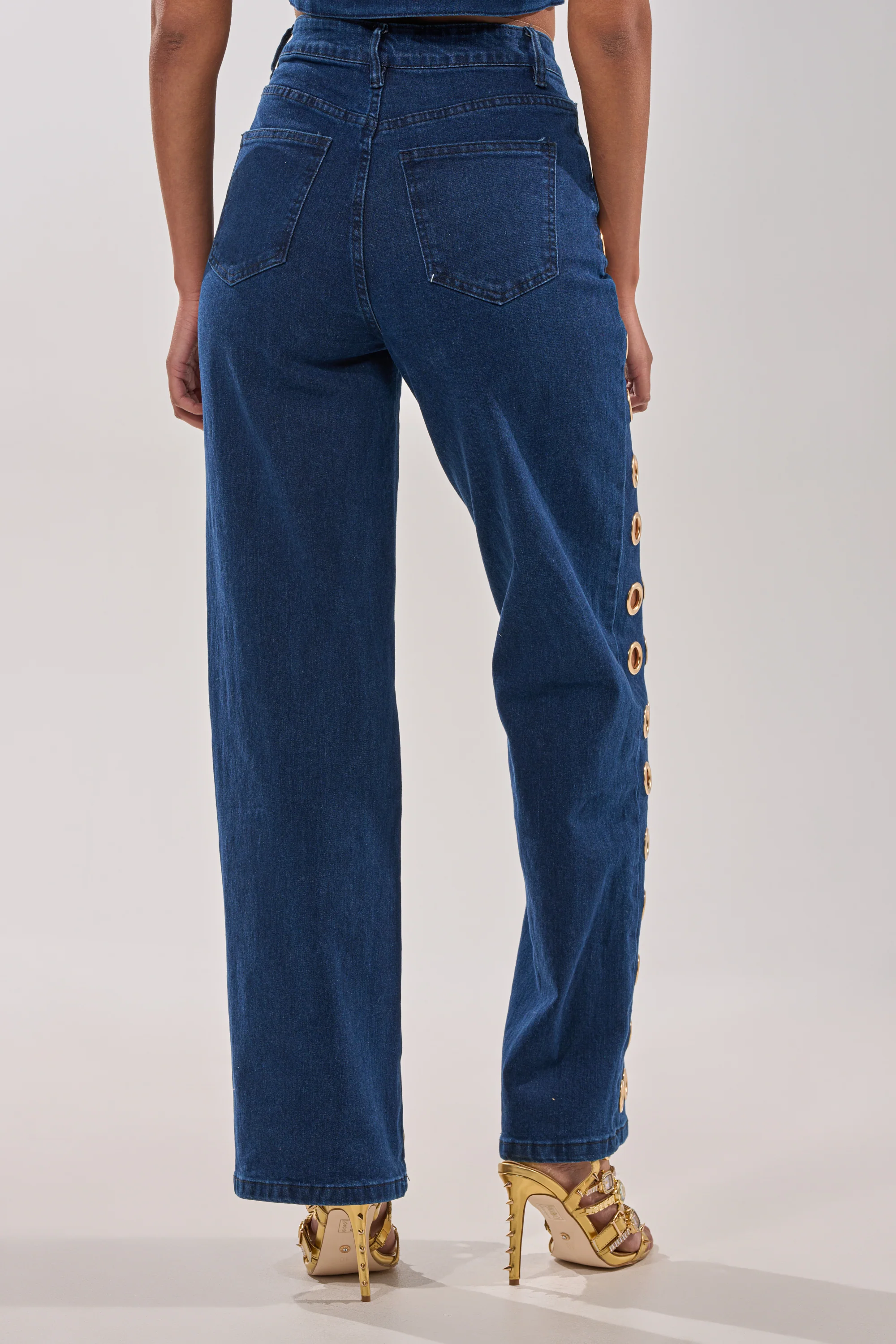 SEE THROUGH ME WIDE LEG DENIM - Image 5