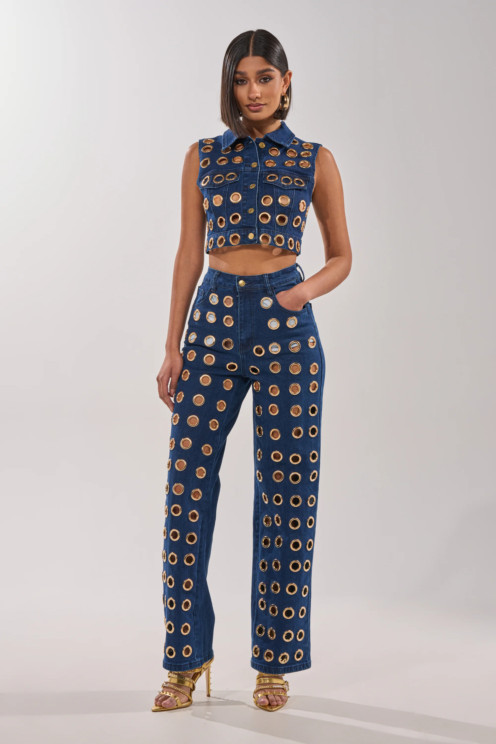 SEE THROUGH ME WIDE LEG DENIM - Image 6