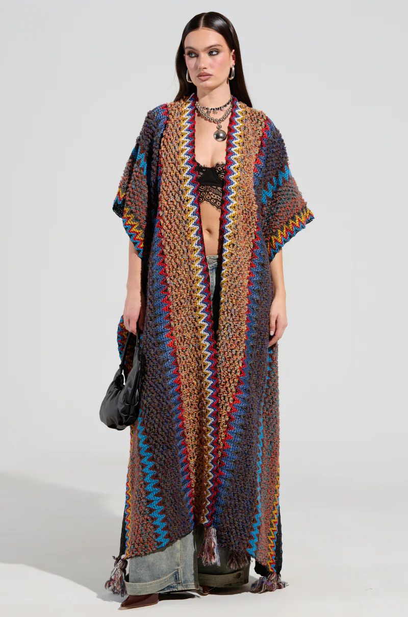 SEE YOU AGAIN KNIT KIMONO - Image 2
