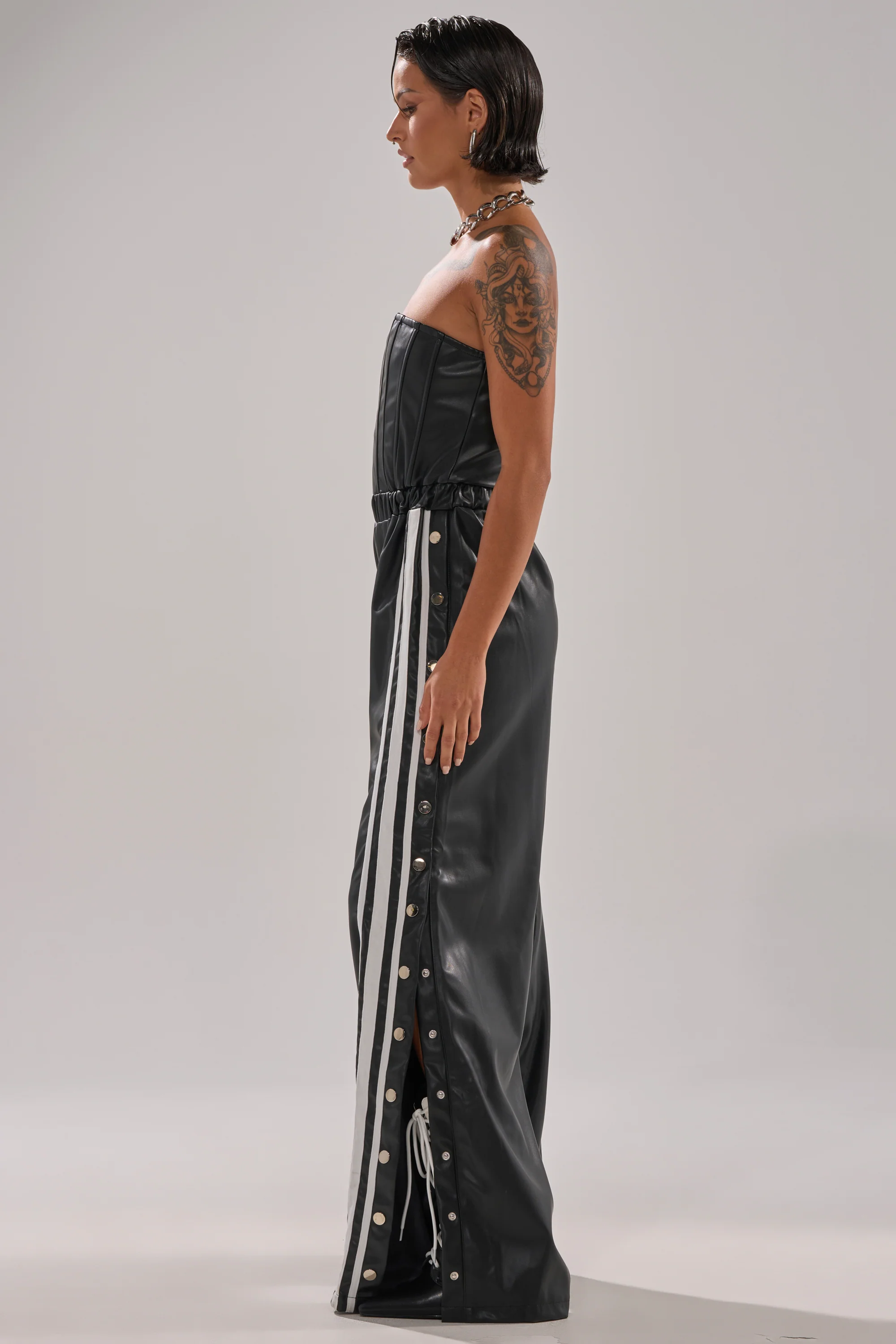 SEE YOU NEXT YEAR PU JUMPSUIT - Image 3