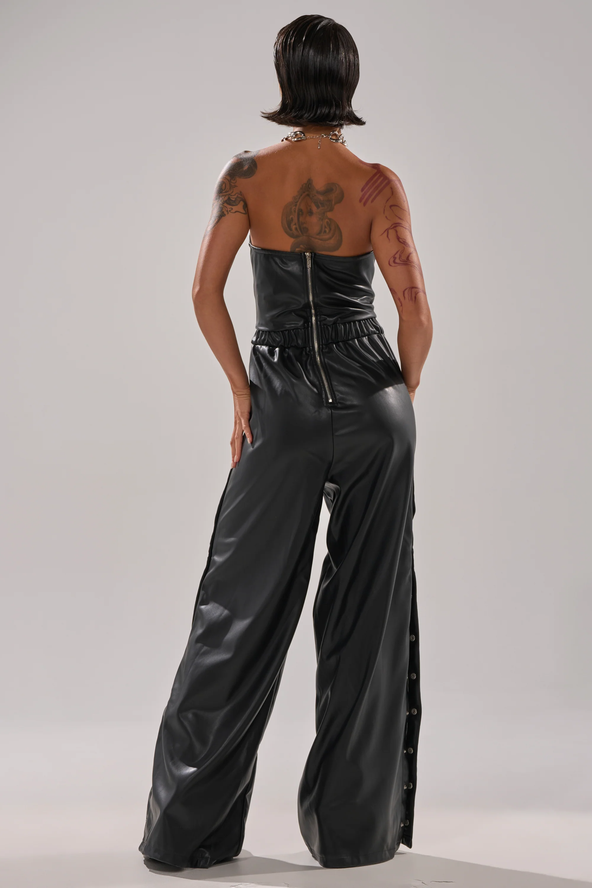 SEE YOU NEXT YEAR PU JUMPSUIT - Image 5