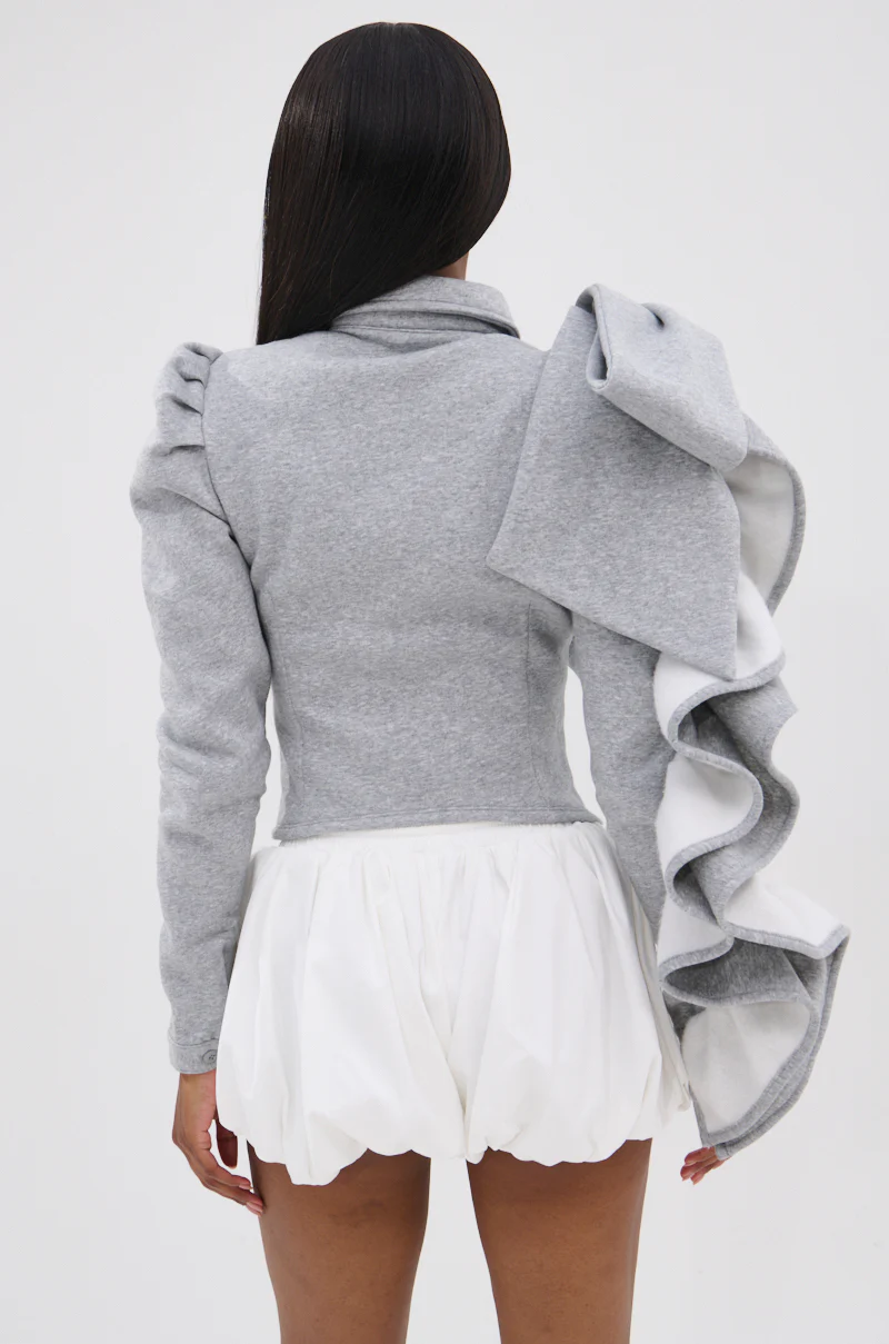 SEIZE THE DAY FRENCH TERRY BLOUSE TOP - Image 6